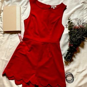 Monteau Los Angeles Red Romper